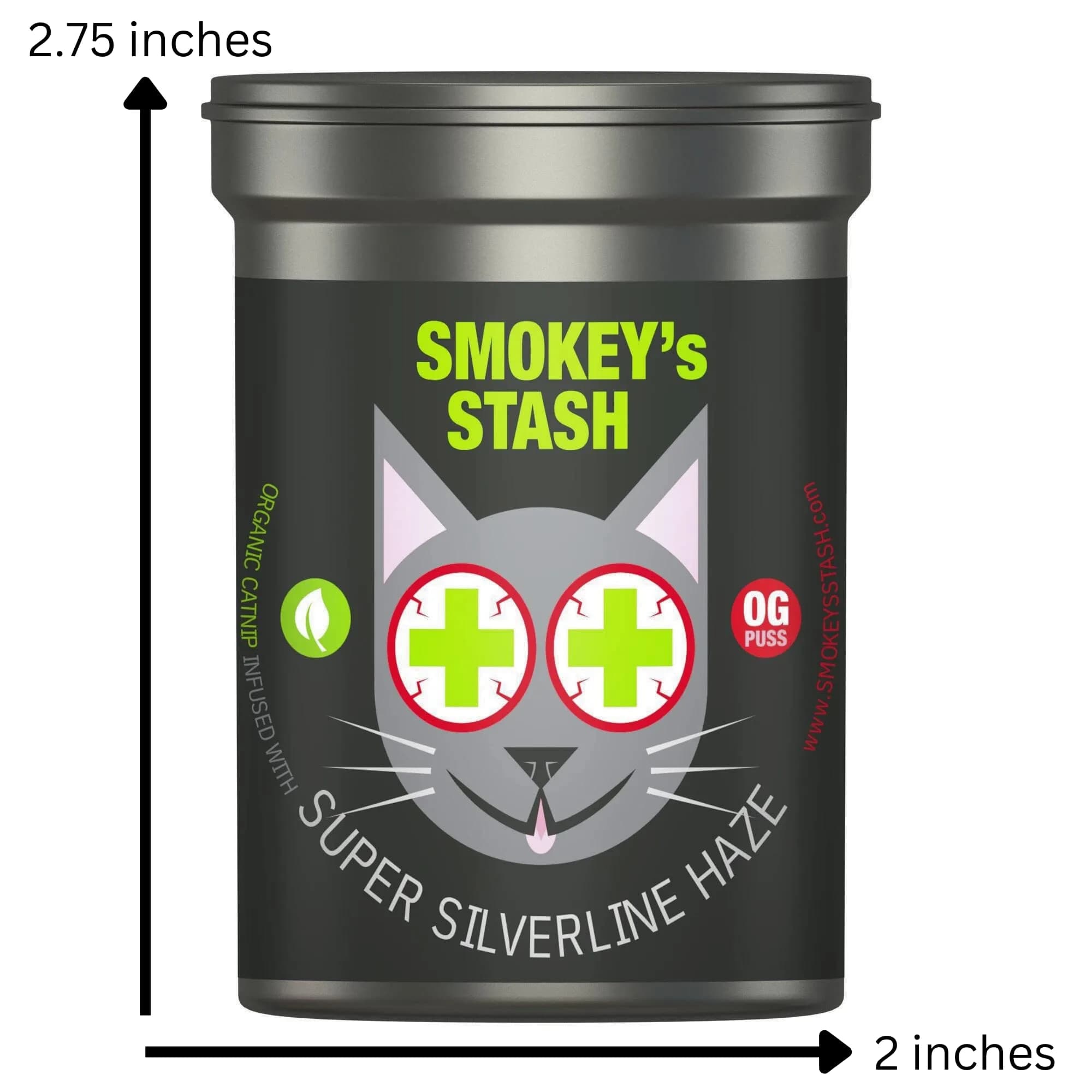 Smokey's Stash Silvervine Haze Potent Catnip and Silver Vine Blend for Cats (18g) - view 4