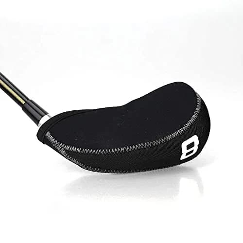 Craftsman Golf Black 11pcs Neoprene Iron Headcover Set with Large Club Number | Fits Driver, Fairway Wood, Hybrid, Iron Clubs thumbnail 2