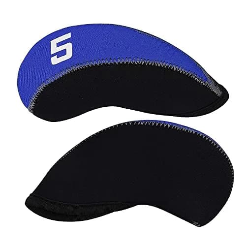 Craftsman Golf 11pcs Neoprene Iron Headcover Set with Large Numbers, Blue & Black | Protects Irons from Damage thumbnail 7