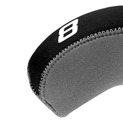 CRAFTSMAN GOLF Gray & Black 11pcs Neoprene Iron Headcover Set with Large Numbers | Protects Irons During Play & Travel thumbnail 3