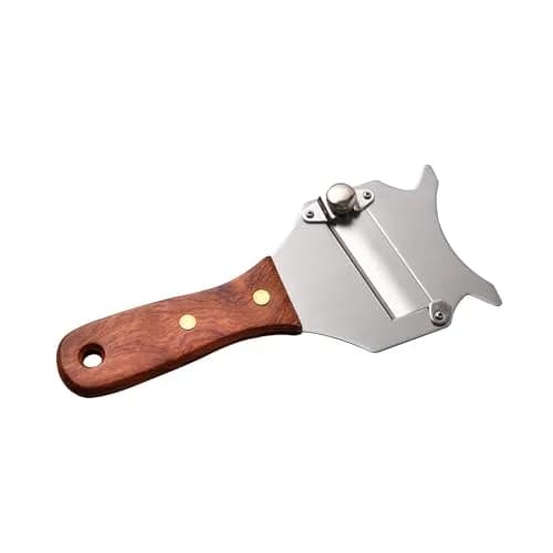 IMEEA Truffle Slicer Shaver Stainless Steel Chocolate Cheese Grater with Adjustable Blade and Wood Handle thumbnail 8