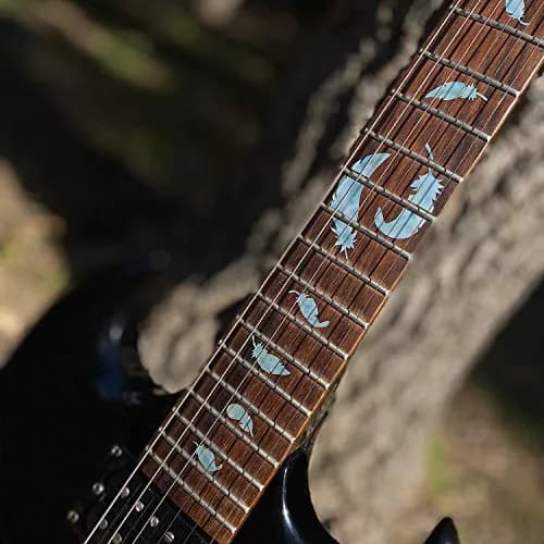 Inlay Sticker's Jockomo Flight Feathers Guitar Fret Markers - White Pearl thumbnail 2