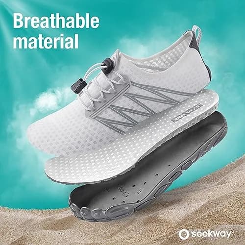 SEEKWAY Water Shoes for Women Adult Quick-Dry Aqua Sock | Barefoot Men for Beach & Pool thumbnail 2