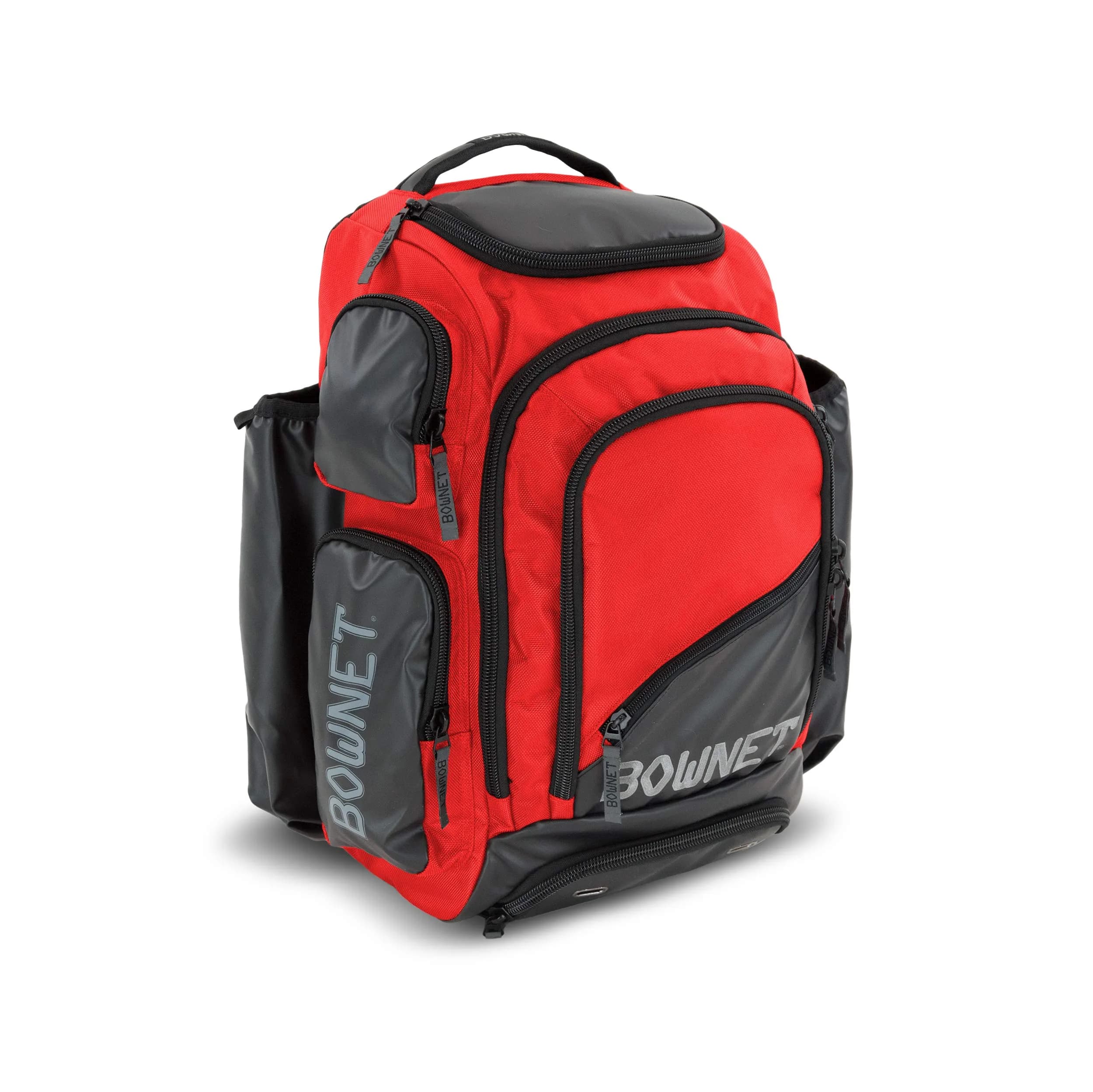 Bownet Commando Coaches Bat Bag, Fungo Holder & Laptop Pocket - Orange | Versatile Baseball & Softball Equipment Carrier — Orange