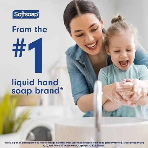 Softsoap Antibacterial Liquid Hand Soap Refill 1478ml (50 Fl Oz) White Tea & Berry | Eliminates 99.9% Bacteria thumbnail 9