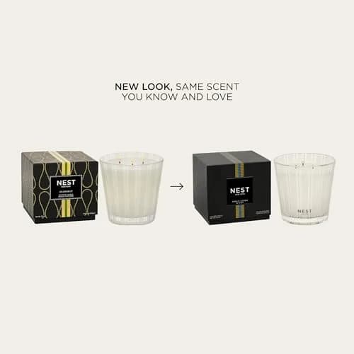 NEST New York Scented 3-Wick Candle, Amalfi Lemon & Mint | Elegant Home Fragrance (70-120 chars) thumbnail 2
