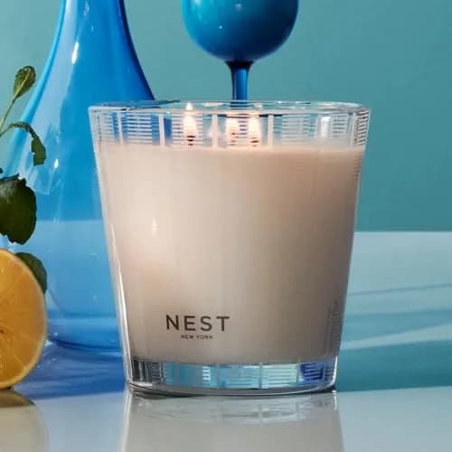 NEST New York Scented 3-Wick Candle, Amalfi Lemon & Mint | Elegant Home Fragrance (70-120 chars) thumbnail 3