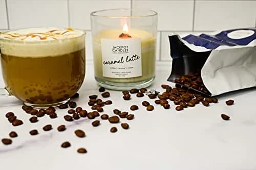 Jackpot Candles Caramel Coffee Latte Candle with Ring Inside (Surprise Jewelry Valued at $15 to $5,000) Ring Size 8 thumbnail 5