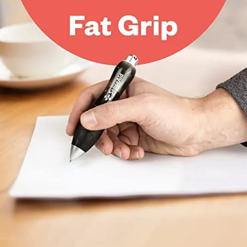 SenseAid Fat Heavy Weighted Pens (2 Pack) | Large Grip for Arthritis & Tremors thumbnail 6