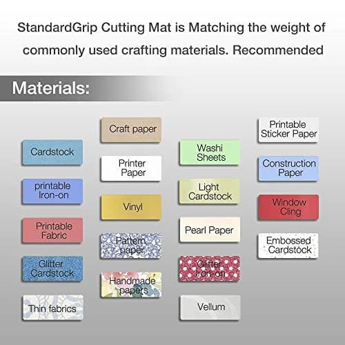 REALIKE 12x12 inch Transparent StandardGrip Cutting Mat (3 Mats) for Cricut Crafts - view 4
