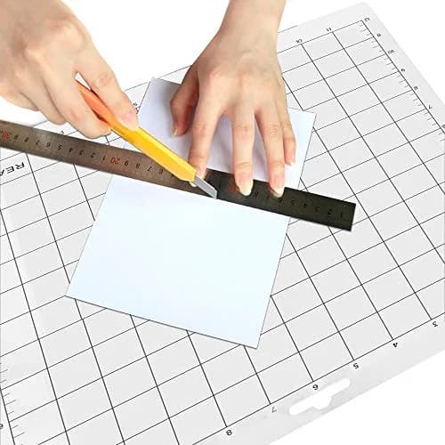 REALIKE 12x12 Cutting Mat Compatible with Cricut Maker 3/Maker 4/Explore 3/4/Air 2/Air/One | Gridded Adhesive Non-Slip Craft Mat thumbnail 5