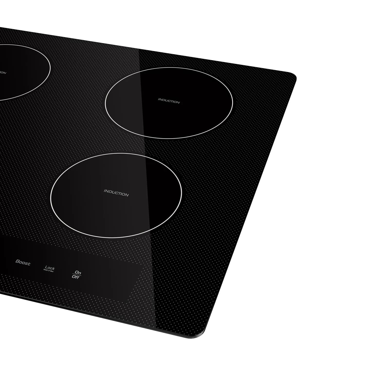 Empava 61cm (24 Inch) 5 Zone Induction Cooktop with Dual Bridge-SYNC, Black | 220V Compatible Stainless Steel Cooktop - view 3