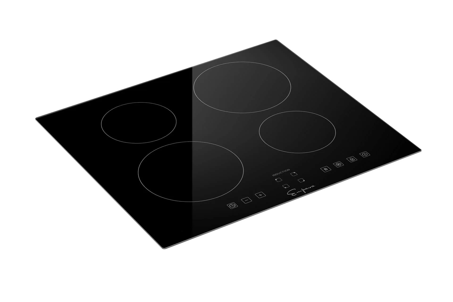 Empava 61cm (24 Inch) 5 Zone Induction Cooktop with Dual Bridge-SYNC, Black | 220V Compatible Stainless Steel Cooktop - view 4