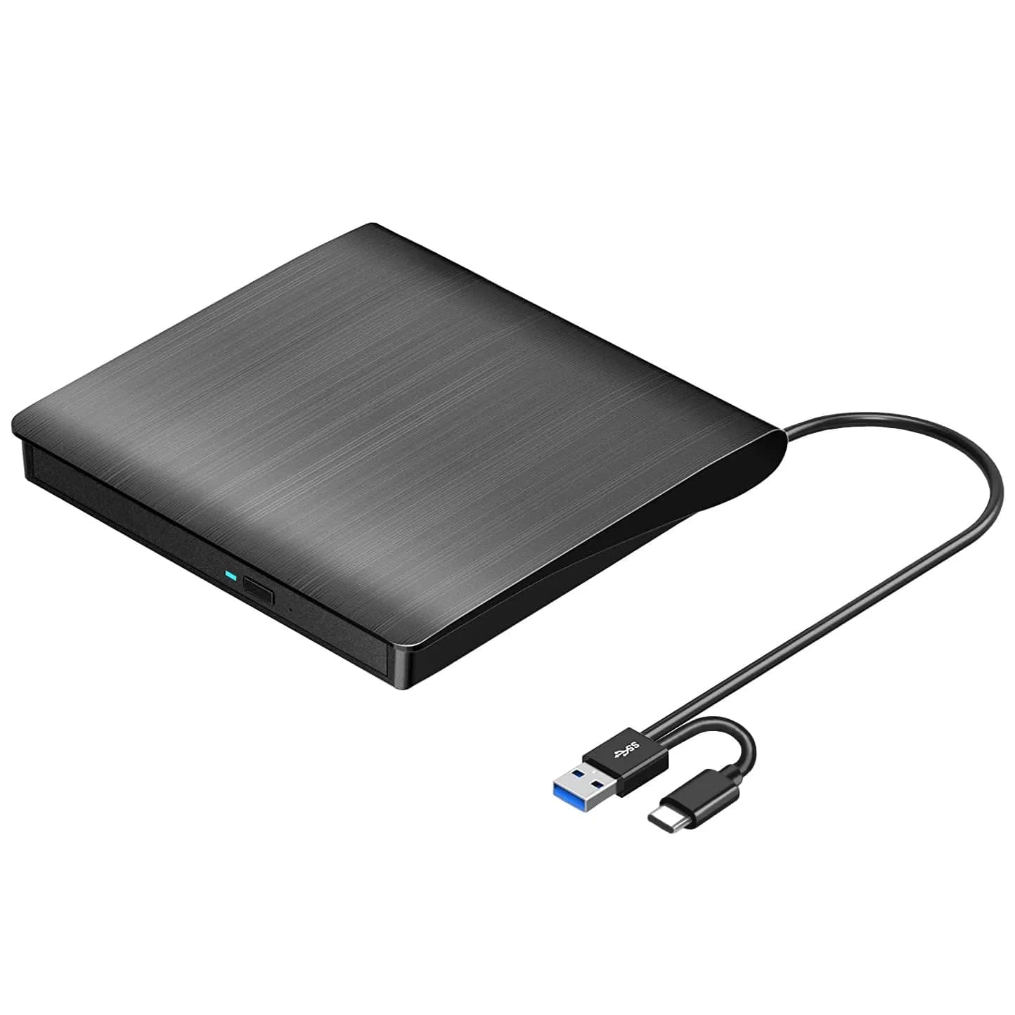 ROOFULL External CD DVD Drive with Carrying Case | USB 3.0 Type-C for Laptop & PC - view 8