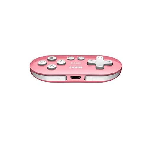 8Bitdo Zero 2 Bluetooth Gamepad Keychain Mini Controller, Pink Edition | 73x36.5x14.7mm (2.87x1.44x0.58 in) thumbnail 4