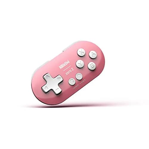 8Bitdo Zero 2 Bluetooth Gamepad Keychain Mini Controller, Pink Edition | 73x36.5x14.7mm (2.87x1.44x0.58 in) thumbnail 1