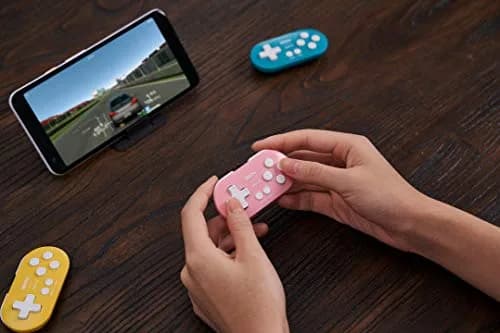 8Bitdo Zero 2 Bluetooth Gamepad Keychain Mini Controller, Pink Edition | 73x36.5x14.7mm (2.87x1.44x0.58 in) thumbnail 7