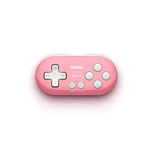 8Bitdo Zero 2 Bluetooth Gamepad Keychain Mini Controller, Pink Edition | 73x36.5x14.7mm (2.87x1.44x0.58 in) thumbnail 2