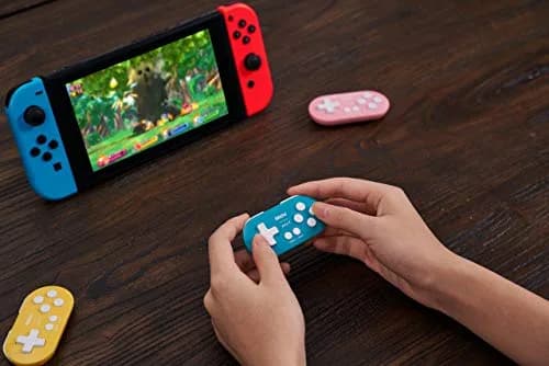 8Bitdo Zero 2 Bluetooth Mini Gamepad Controller Turquoise Edition | Compatible with Switch, Windows, Android, macOS, Raspberry Pi thumbnail 2