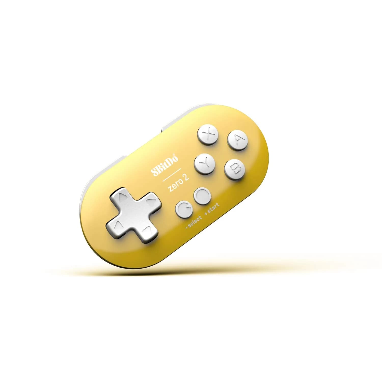 8Bitdo Zero 2 Bluetooth Gamepad Keychain Mini Controller for Switch, Windows, Android, macOS & Raspberry Pi (Yellow Edition) | 73 x 38 x 14.7 mm - main product image