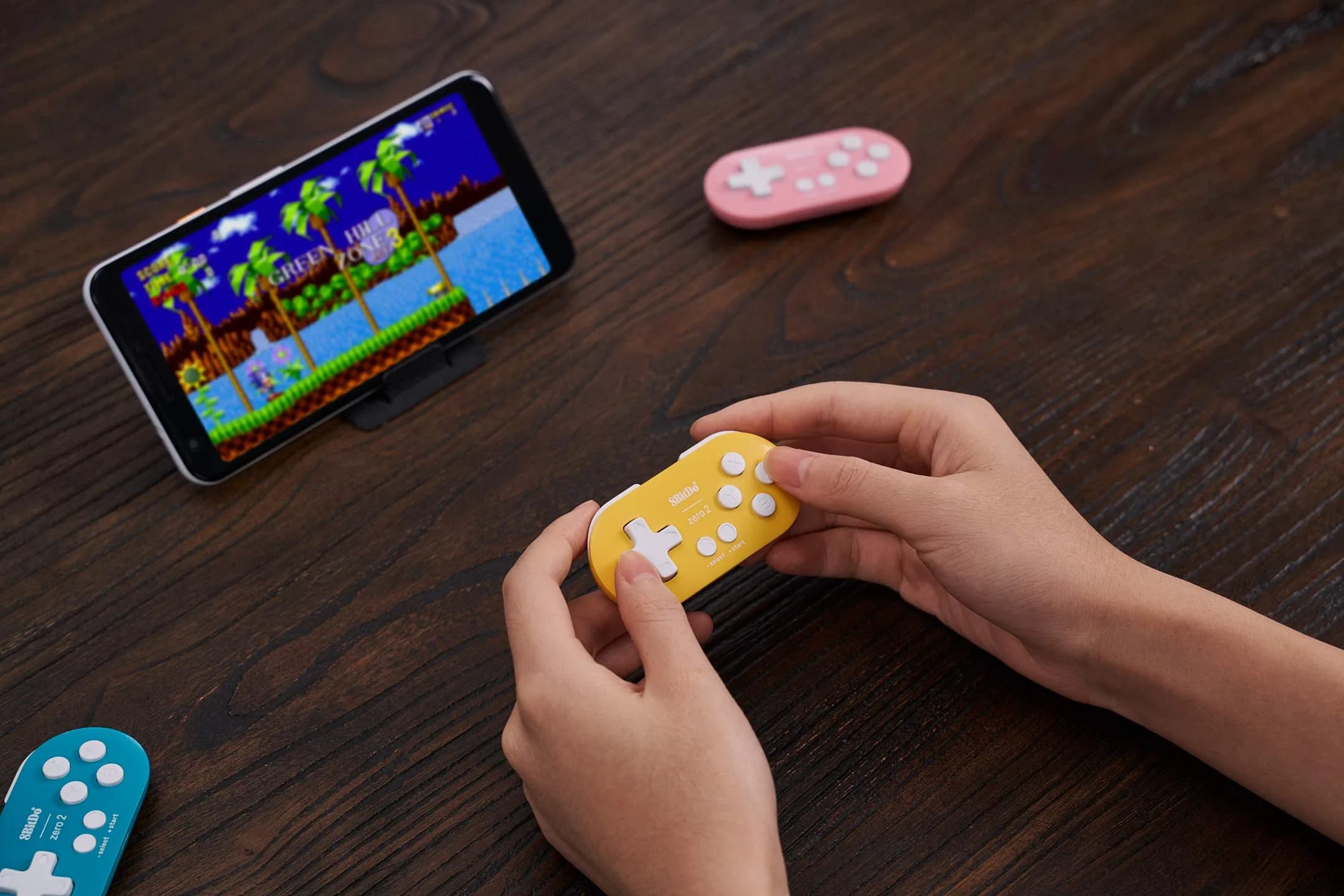 8Bitdo Zero 2 Bluetooth Gamepad Keychain Mini Controller for Switch, Windows, Android, macOS & Raspberry Pi (Yellow Edition) | 73 x 38 x 14.7 mm - view 7