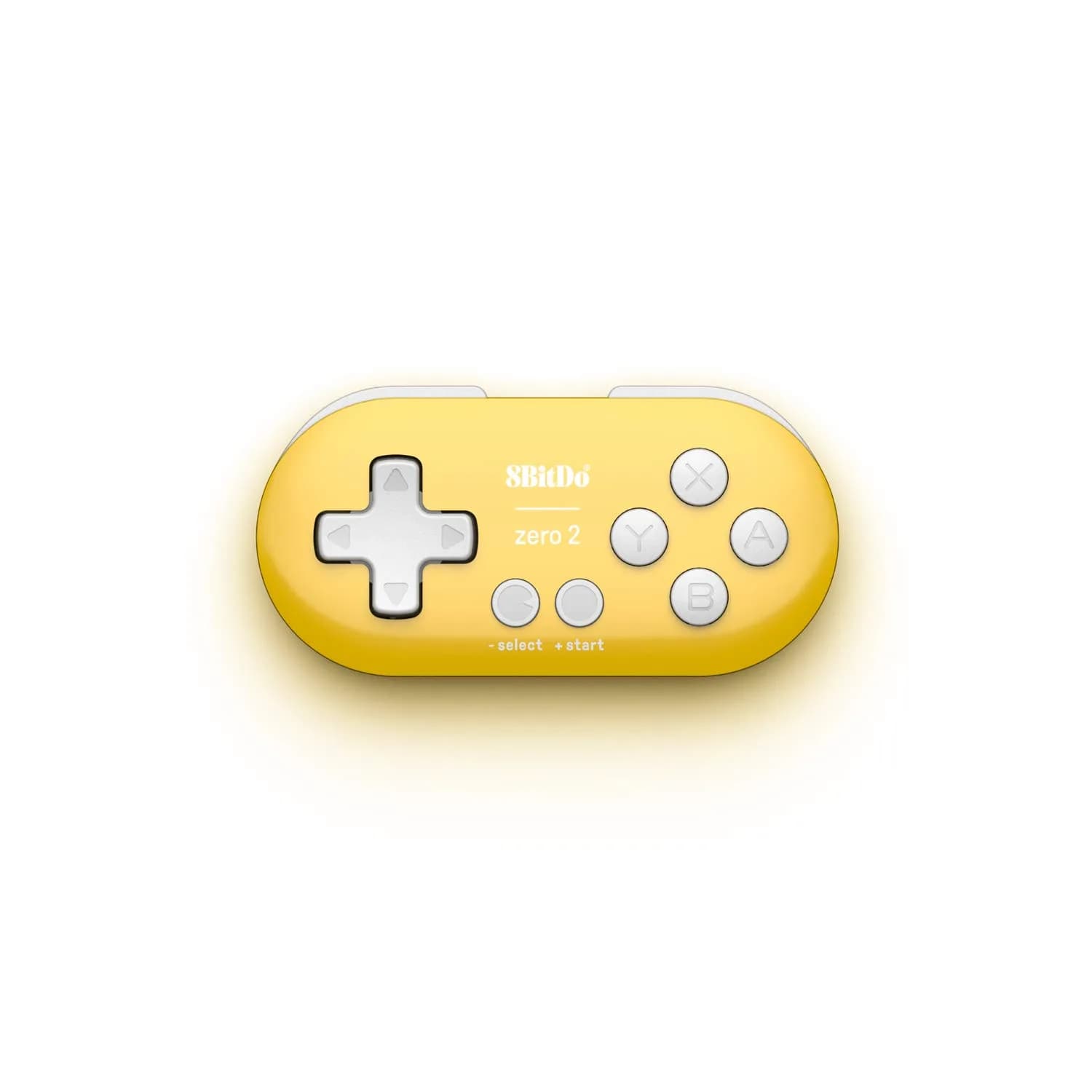 8Bitdo Zero 2 Bluetooth Gamepad Keychain Mini Controller for Switch, Windows, Android, macOS & Raspberry Pi (Yellow Edition) | 73 x 38 x 14.7 mm - view 2