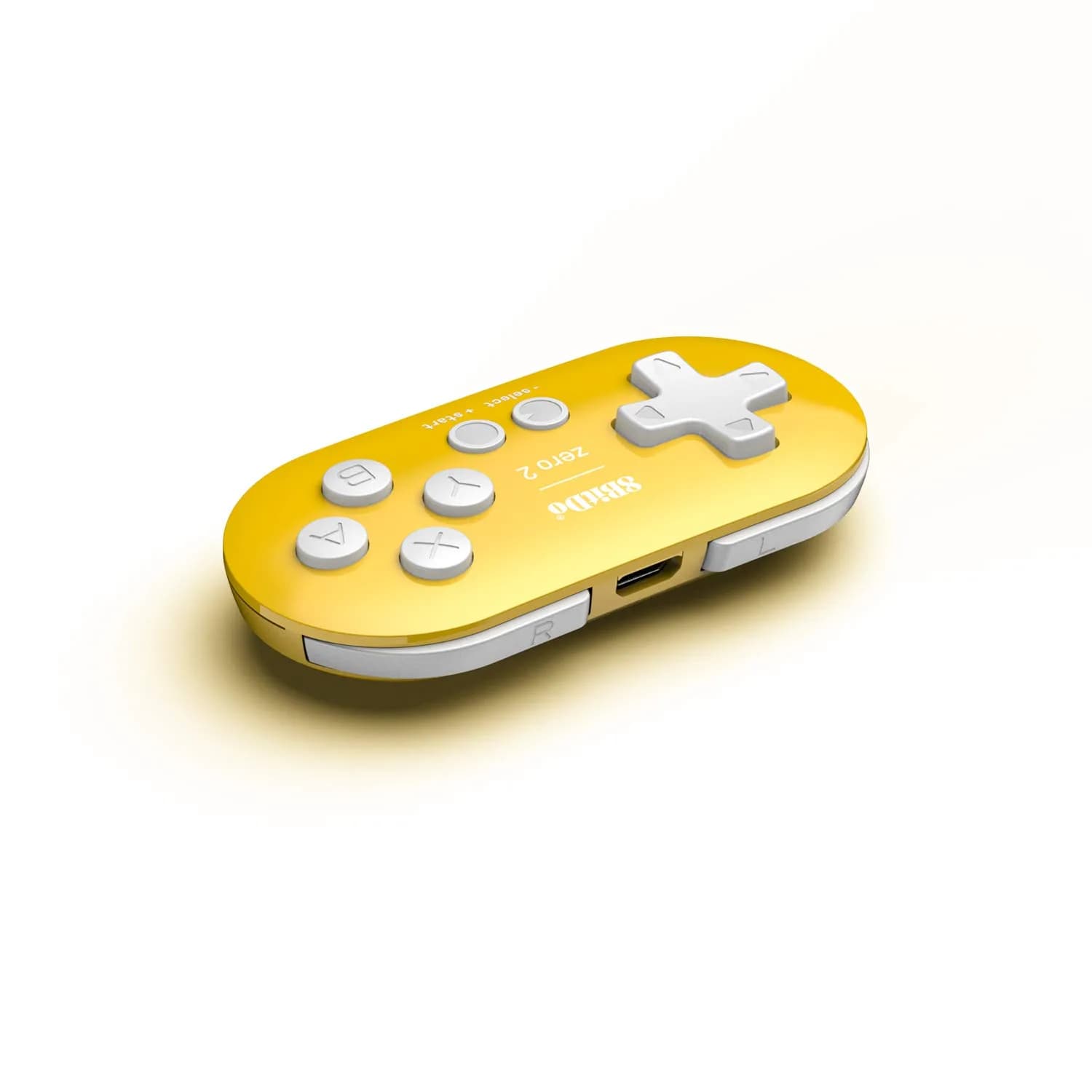 8Bitdo Zero 2 Bluetooth Gamepad Keychain Mini Controller for Switch, Windows, Android, macOS & Raspberry Pi (Yellow Edition) | 73 x 38 x 14.7 mm - view 3