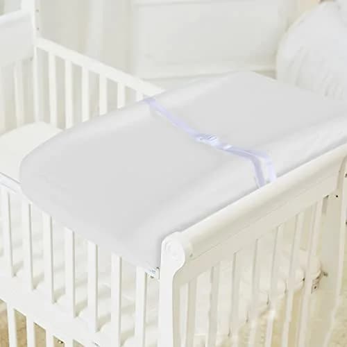 Moonsea Organic Cotton Changing Pad Cover 2 Pack (32" x 16") | Soft, Breathable, Hypoallergenic thumbnail 4