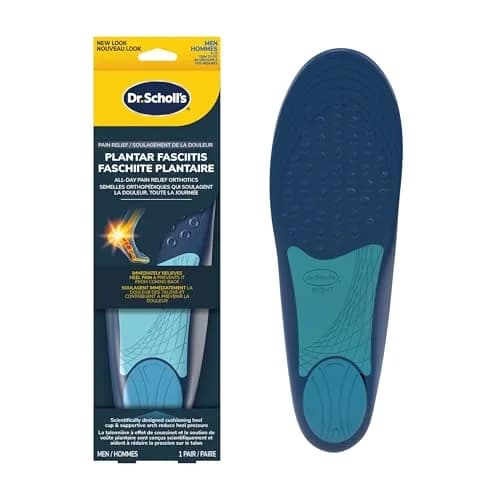 Dr. Scholl's Plantar Fasciitis Orthotics for Men, Full-Length Trim-to-Fit Shoe Insoles with Arch Support & Heel Cushioning, Men's Shoe Sizes 8-13, Pack of 14 | FDA Approved Shoe Inserts thumbnail 1