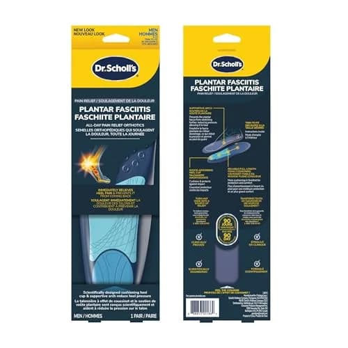 Dr. Scholl's Plantar Fasciitis Orthotics for Men, Full-Length Trim-to-Fit Shoe Insoles with Arch Support & Heel Cushioning, Men's Shoe Sizes 8-13, Pack of 14 | FDA Approved Shoe Inserts thumbnail 6