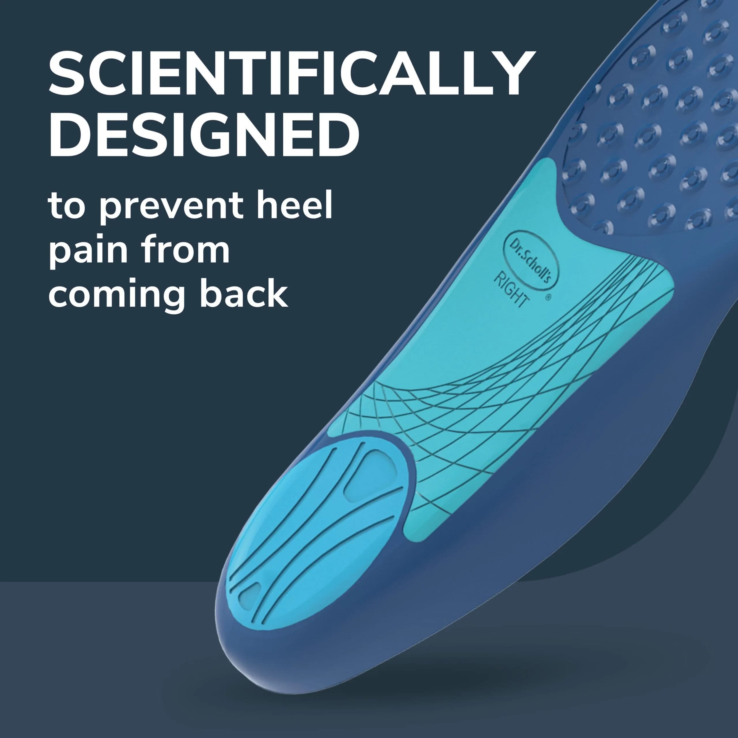 Dr. Scholl's Men's Plantar Fasciitis Relief Orthotics - Full-Length, Size 8-13, Pack of 14 - view 2