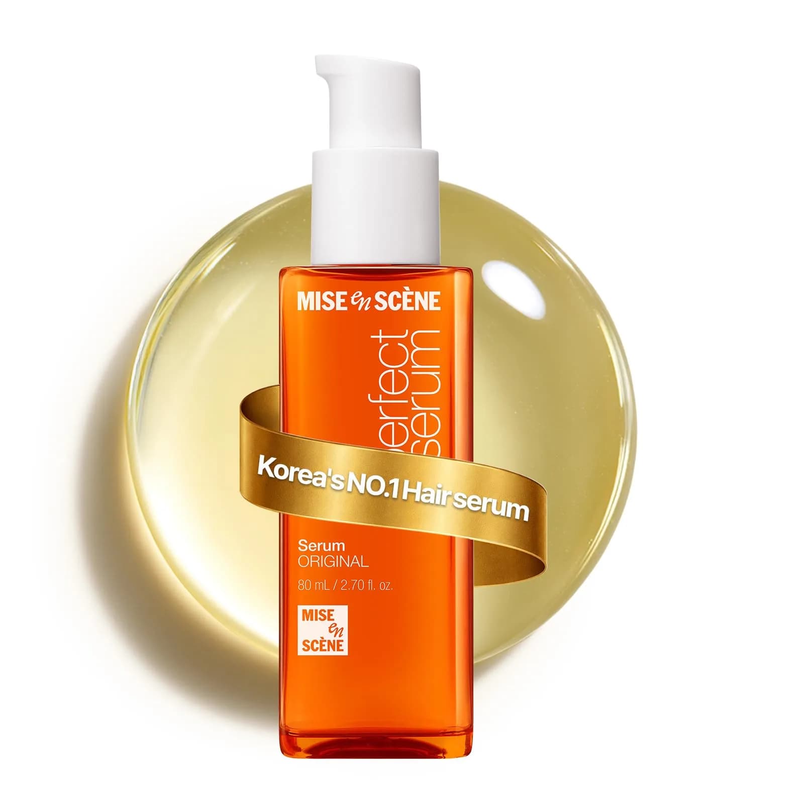 Mise En Scene Perfect Serum Original Hair Oil 80ml (2.7 Fl Oz) | Korean No. 1 Serum for Frizz & Dry Hair