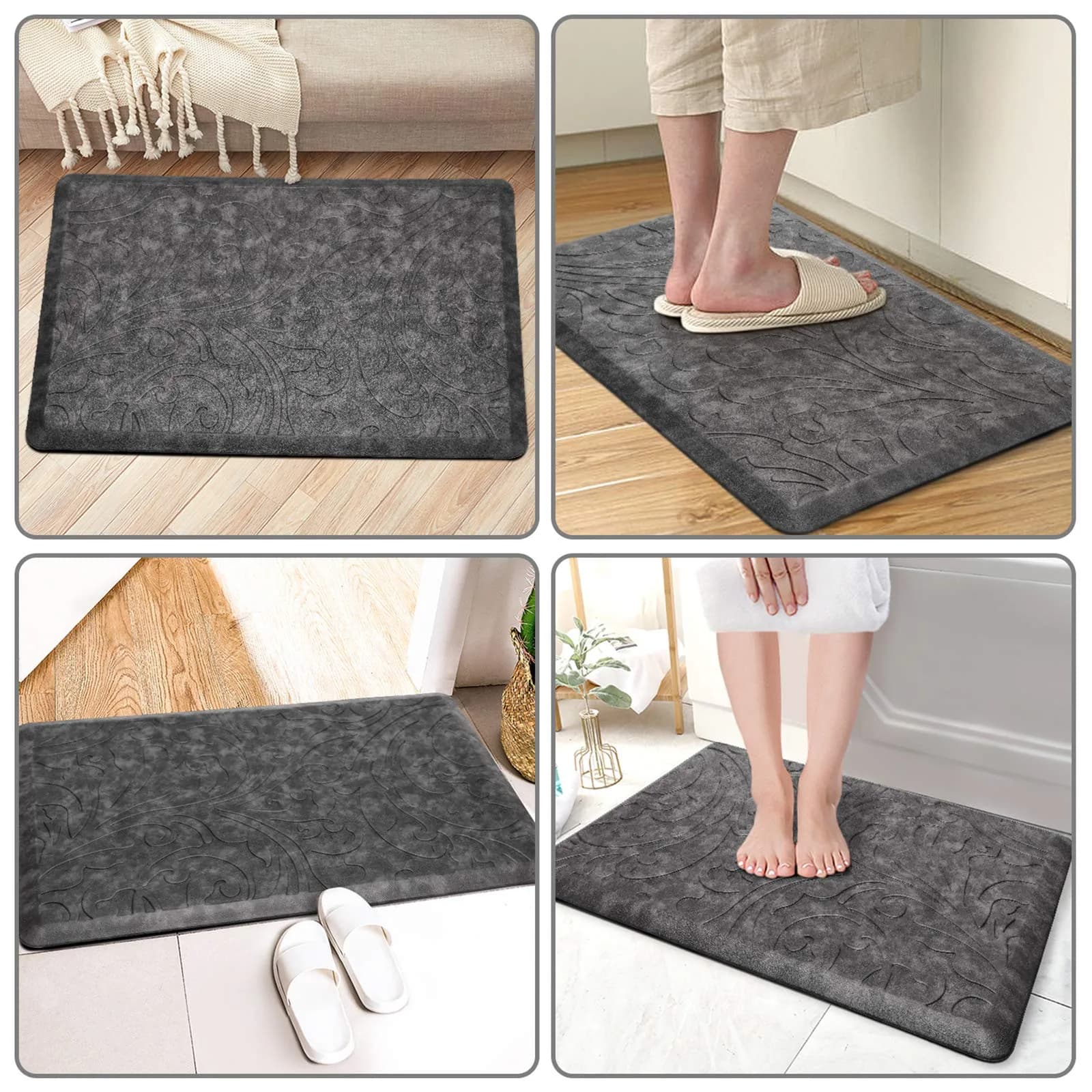 KMAT Anti-Fatigue Kitchen Mat 51cm x 76cm (20" x 30") | Cushioned Comfort for Home & Office - view 5