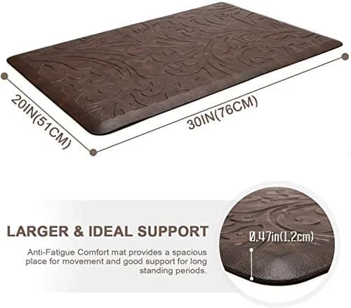 KMAT Anti-Fatigue Kitchen Mat 30" x 20" (76cm x 51cm) | Cushioned Comfort for Home & Office thumbnail 2
