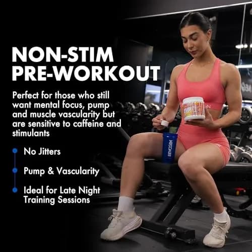 Evogen EVP 3D Stim-Free Pre-Workout Powder 40 Servings | Peach Rings | Caffeine-Free, Arginine Nitrate, L-Citrulline thumbnail 3