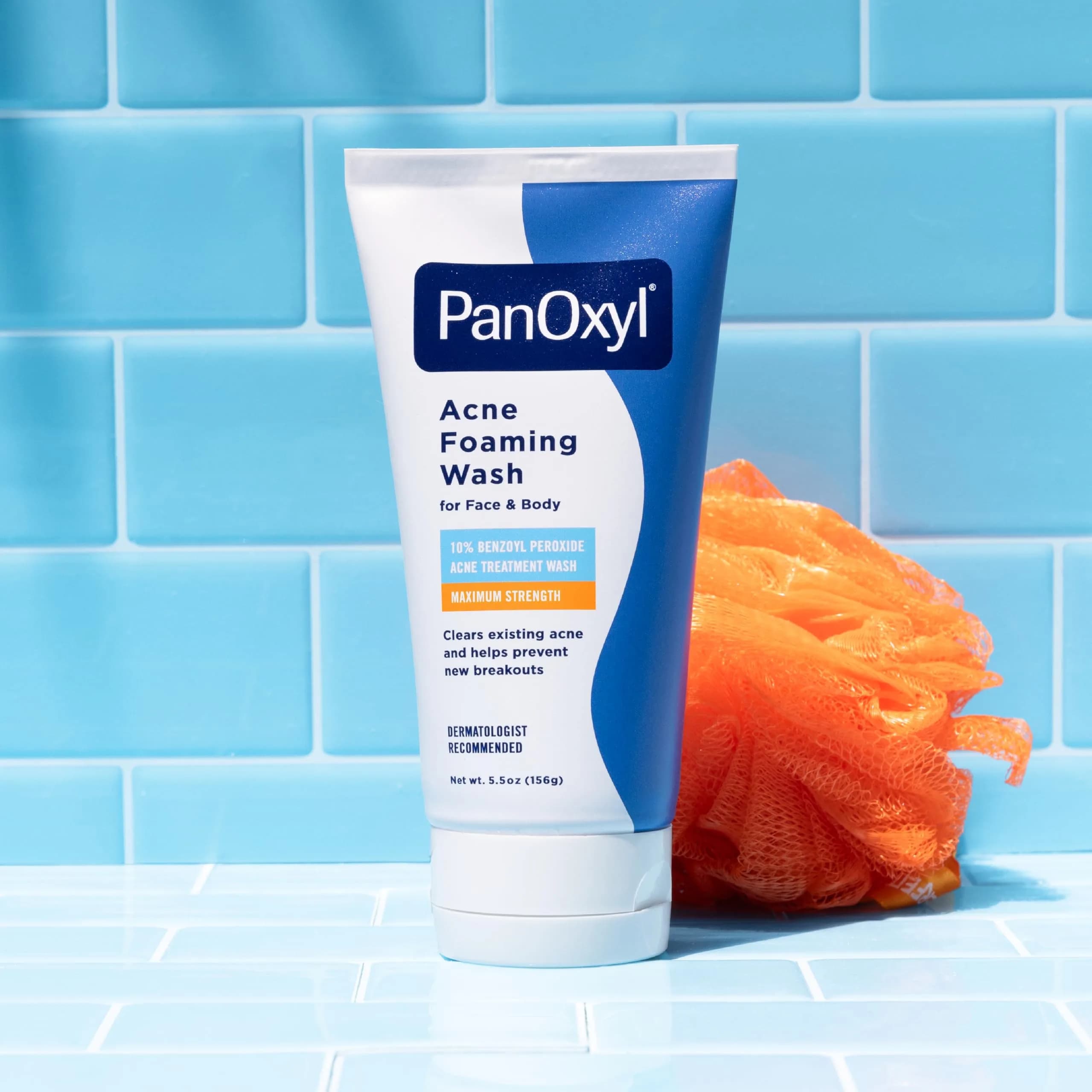 PanOxyl Acne Foaming Wash Benzoyl Peroxide 10% Maximum Strength Antimicrobial, 5.5 oz (156 g) | Kills Acne-Causing Bacteria on Contact - view 7