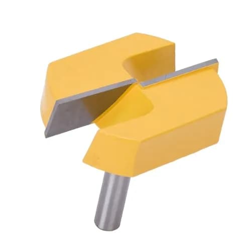 ViaGasaFamido 8mm Shank Router Bit | 57x40x15mm Bottom Cleaning for Woodworking thumbnail 1