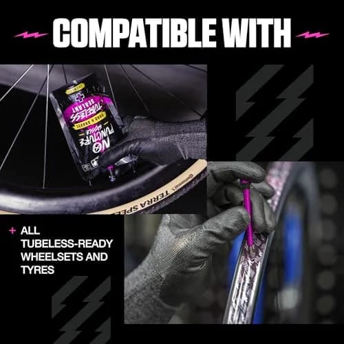 Muc-Off Ultimate Tubeless Setup Kit, Road/Gravel/CX, 60mm | Complete Tubeless Conversion Solution thumbnail 4