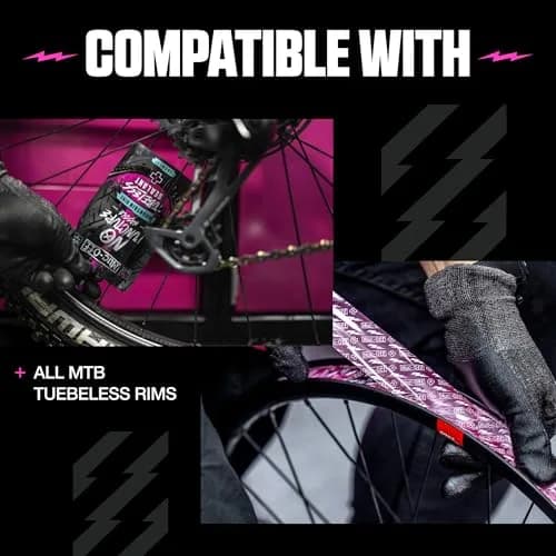 Muc-Off Ultimate Tubeless Setup Kit, DH/Trail/Enduro, 30mm Tape, 44mm Valve | Complete MTB & Road Conversion thumbnail 4