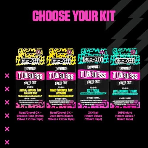 Muc-Off Ultimate Tubeless Setup Kit, DH/Trail/Enduro, 30mm Tape, 44mm Valve | Complete MTB & Road Conversion thumbnail 7