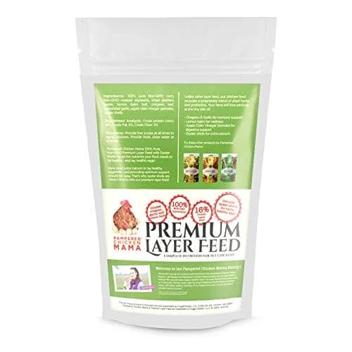 Pampered Chicken Mama Backyard Chicken Feed - Premium Layer Pellets 18.1kg | High Protein & Calcium for Laying Chickens thumbnail 2