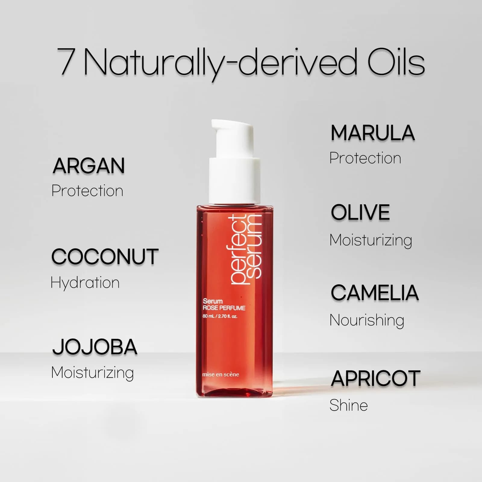Mise En Scene Perfect Rose Perfume Serum 80ml (2.70 Fl Oz) | Korean Hair Care Heat Protectant - view 6