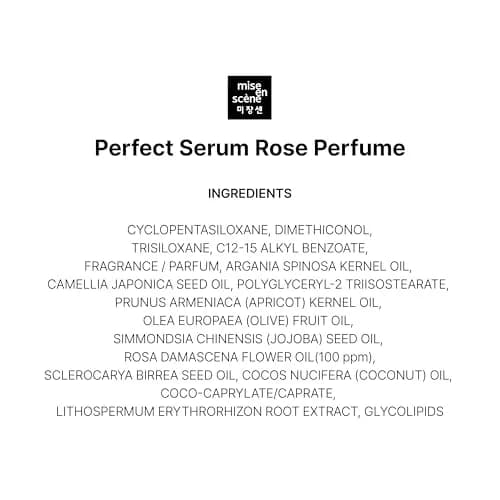 Mise En Scene Perfect Rose Perfume Serum 80ml (2.70 Fl Oz) | Korean Hair Care Heat Protectant thumbnail 8