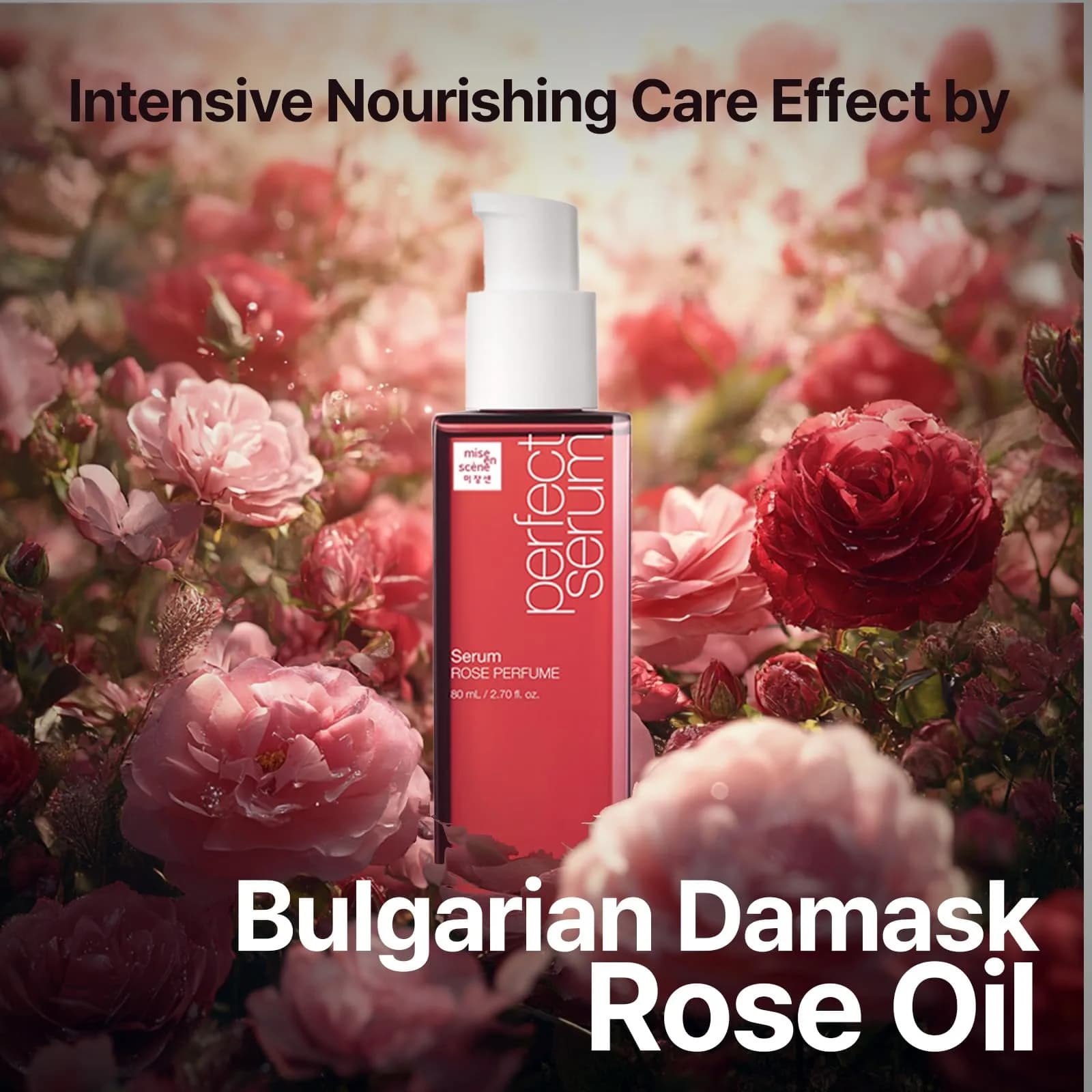 Mise En Scene Perfect Rose Perfume Serum 80ml (2.70 Fl Oz) | Korean Hair Care Heat Protectant - view 3