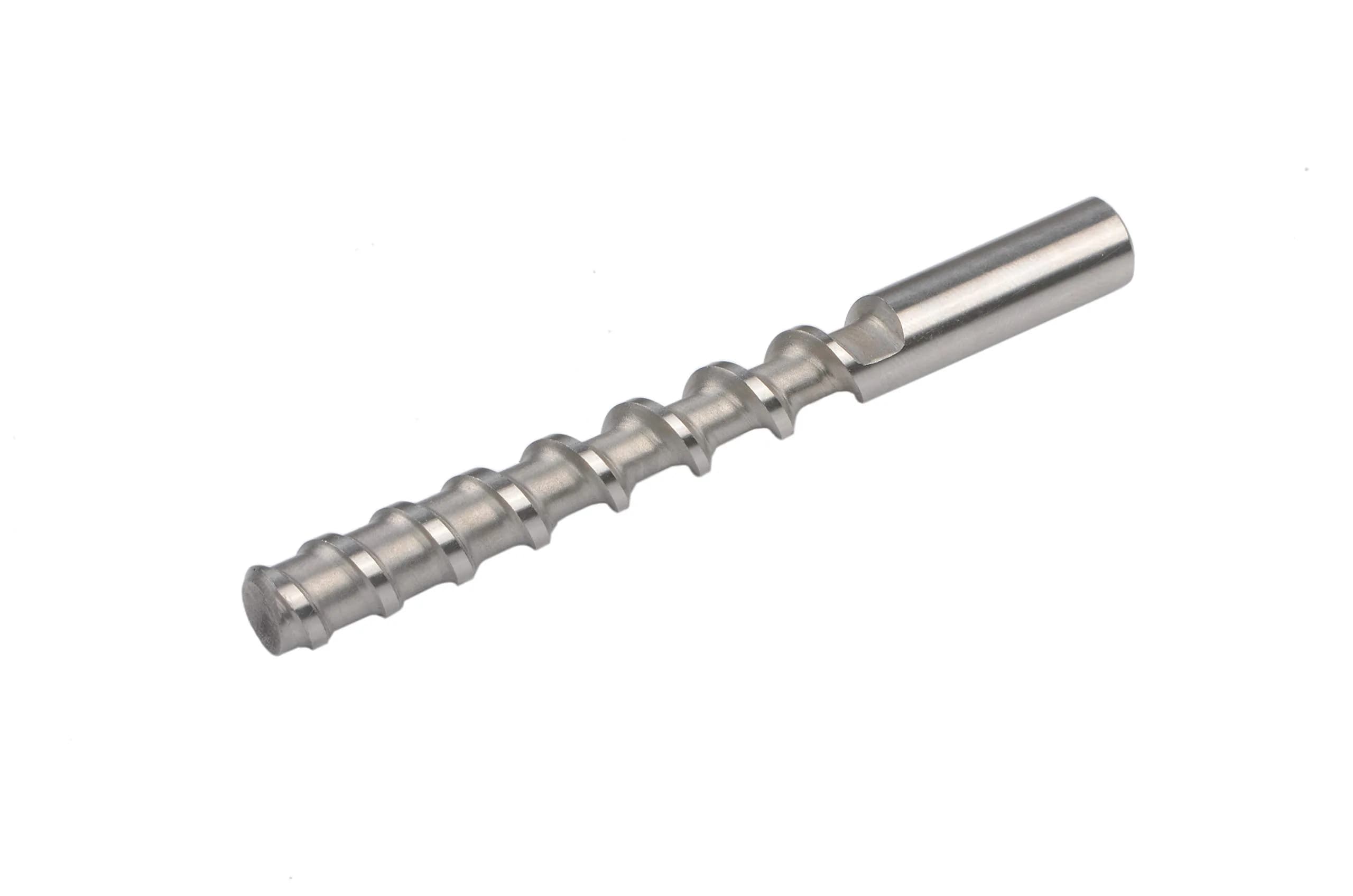 POLISI3D Pellet Feeding Screw Rod & Heat Break Tube | Stainless Steel & Hardened Steel (70-120c)