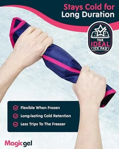 Magic Gel Hip Ice Pack Wrap - Reusable Cold Pack for Hip Bursitis, Hip Replacement Surgery and Hip Flexor Pain | Targeted Hip Relief thumbnail 7