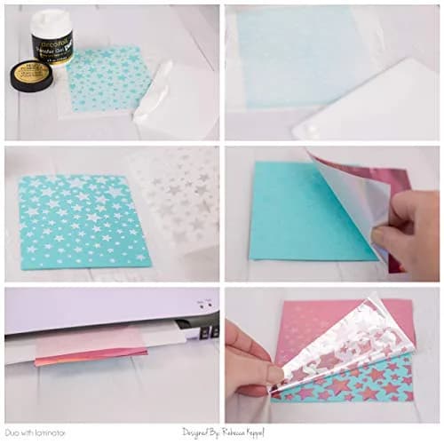 iCraft Deco Foil Transfer Gel DUO Clear 118ml (4 Fl Oz) | Heat-Free Foil & Flock Transfer thumbnail 4