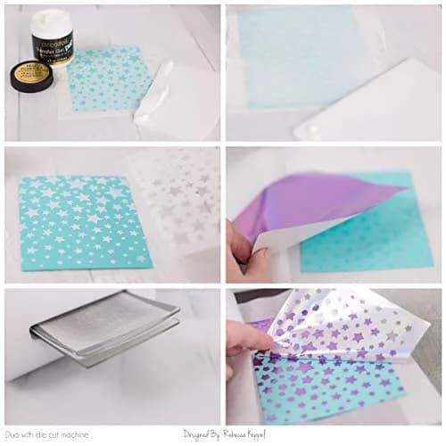 iCraft Deco Foil Transfer Gel DUO Clear 118ml (4 Fl Oz) | Heat-Free Foil & Flock Transfer thumbnail 2