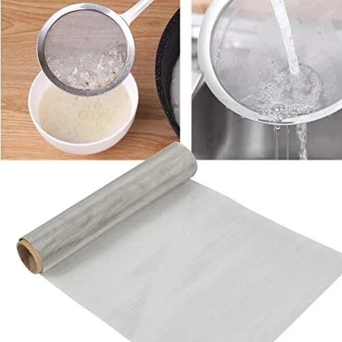 TIMESETL 304 Stainless Steel Woven Mesh 80 Mesh | Filter Screen Sheet for Filtration (70-120 chars) thumbnail 6