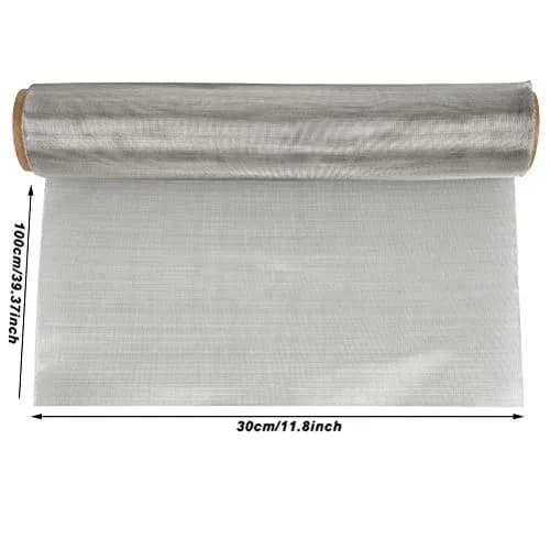 TIMESETL 304 Stainless Steel Woven Mesh 80 Mesh | Filter Screen Sheet for Filtration (70-120 chars) thumbnail 2